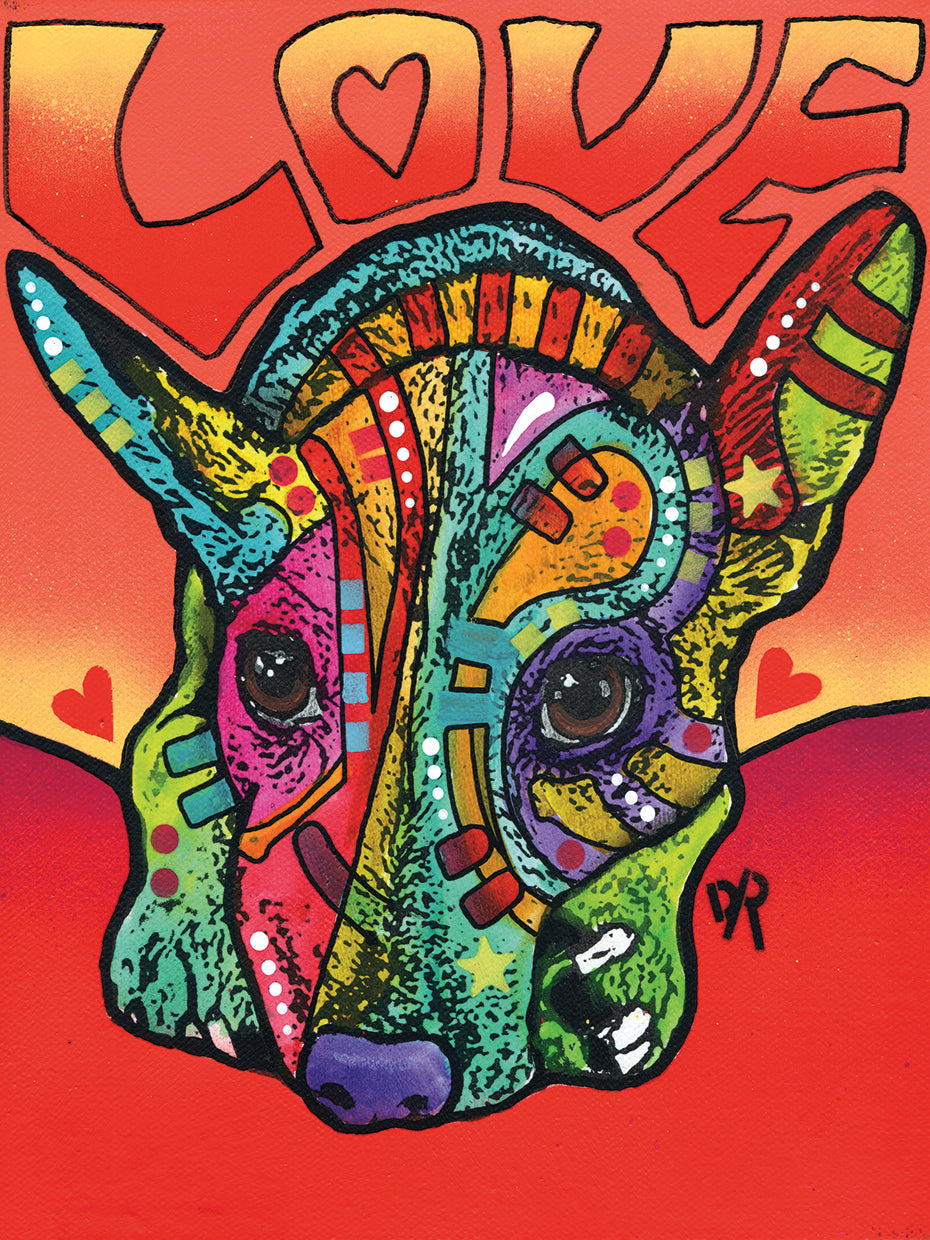 Ralphy - highest quality handcrafted wall art work on large canvas & framed canvas prints by Dean Russo 