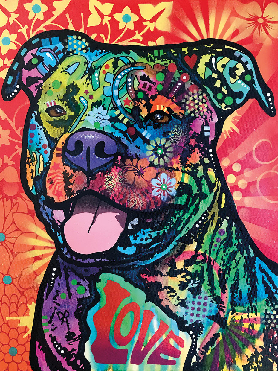 Sookie - highest quality handcrafted wall art work on large canvas & framed canvas prints by Dean Russo 