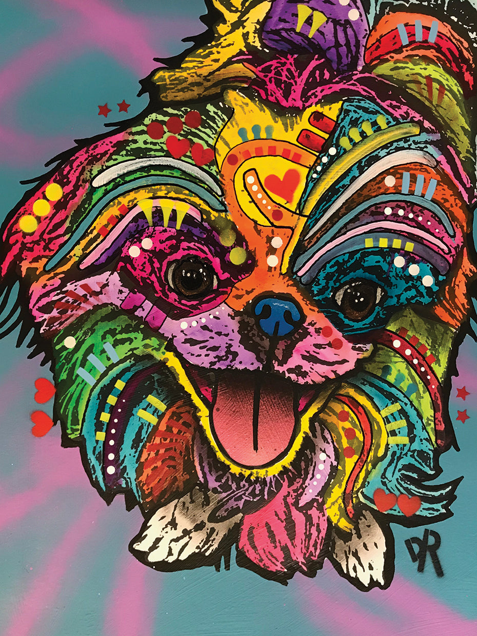Molly - highest quality handcrafted wall art work on large canvas & framed canvas prints by Dean Russo 