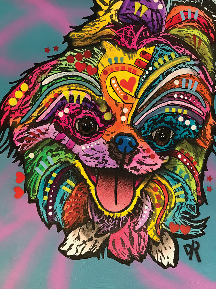 Molly - highest quality handcrafted wall art work on large canvas & framed canvas prints by Dean Russo 