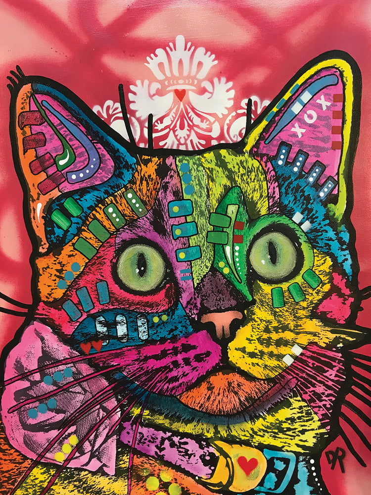 Gidget - highest quality handcrafted wall art work on large canvas & framed canvas prints by Dean Russo 