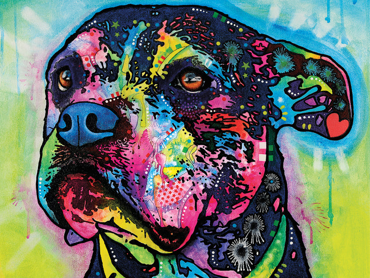 Anni - highest quality handcrafted wall art work on large canvas & framed canvas prints by Dean Russo 