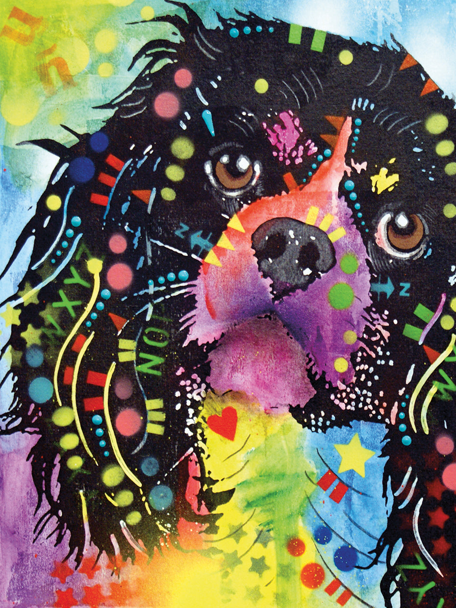 King Charles 2 - highest quality handcrafted wall art work on large canvas & framed canvas prints by Dean Russo 