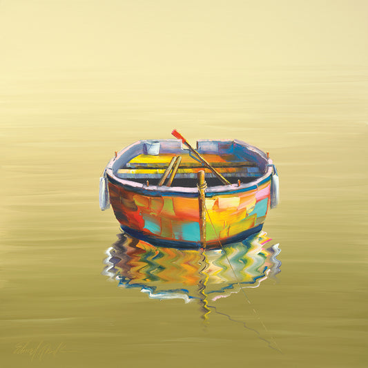 1 Boat Yellow Canvas Prints
