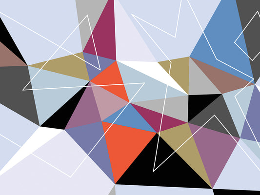 Triangle 3-LXXIII Canvas Art