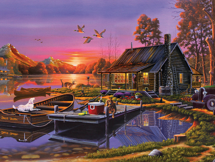 Sunset Over a Busy Day