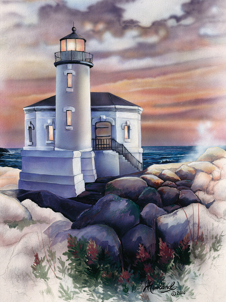 Arte de la lona del faro