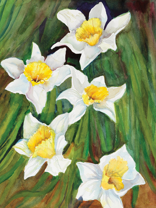 Daffodils with Nodding Heads