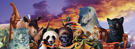 Animal Collage 3 Canvas Art