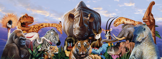 Animal Collage 6 Canvas Art