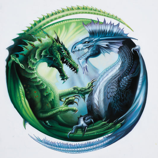 Dragon Circle Canvas Art