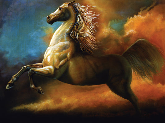 Magic Horse Canvas Art