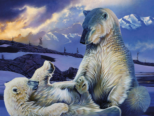 Polar Bears 1 Canvas Art