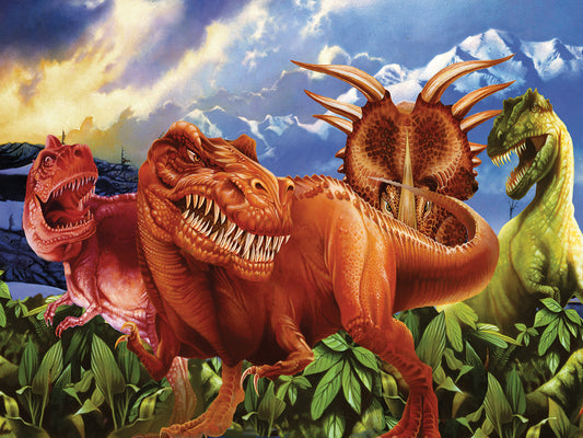 Tyrannosaurus Rex And The Lost World Canvas Art