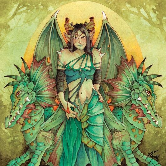 Dragon Queen Canvas Art