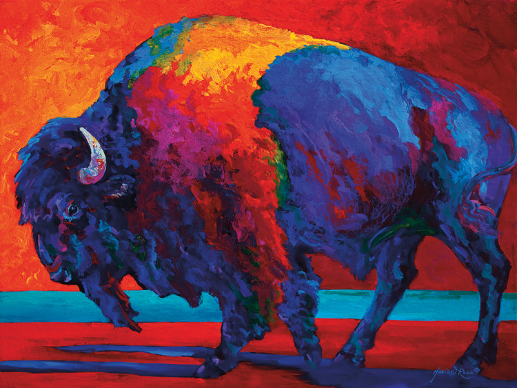 Abstract Bison