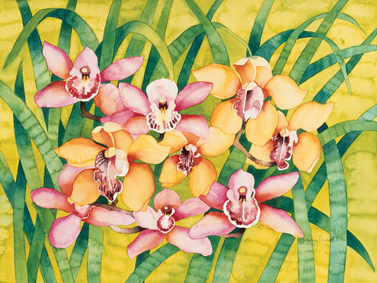Winter Orchids Canvas Prints