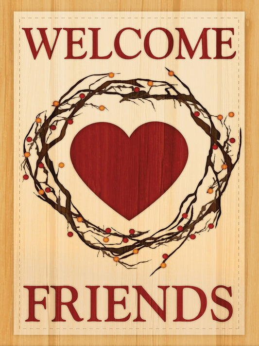 Welcome Friends Canvas Print