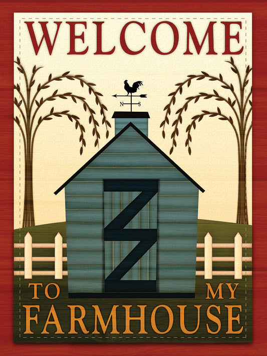 Welcome to my Farmhouse Canvas Print