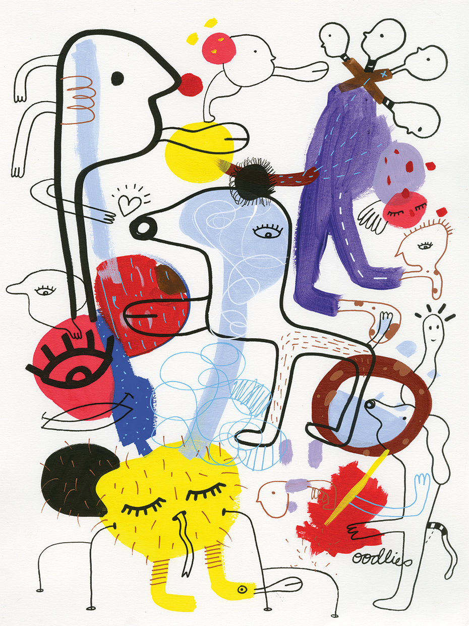 El arte de lienzo múltiple