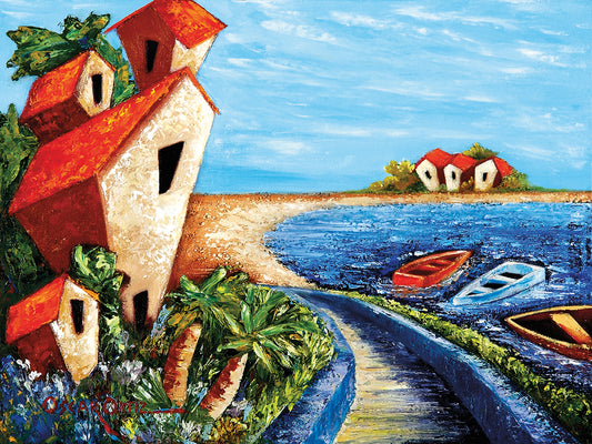 Ocean Village Canvas Print