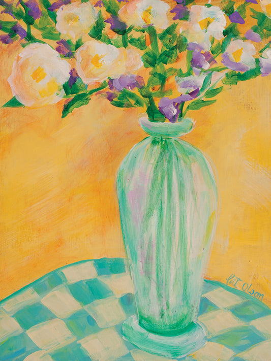 Flowers - Pink In A Clear Vase