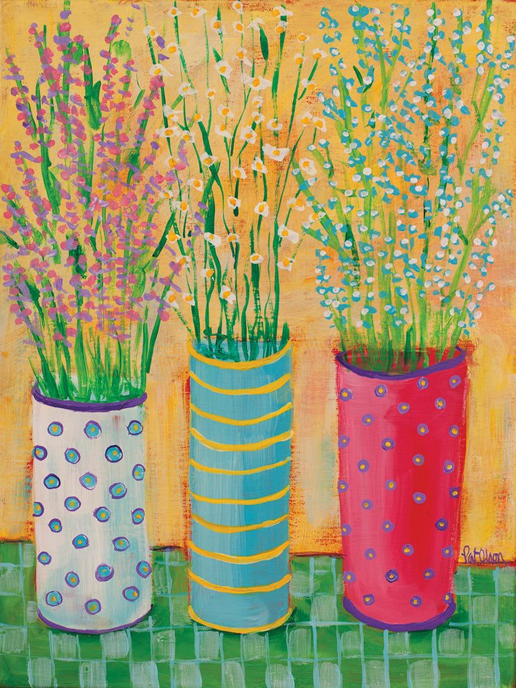 Vases 3 - Pink Blue Pink