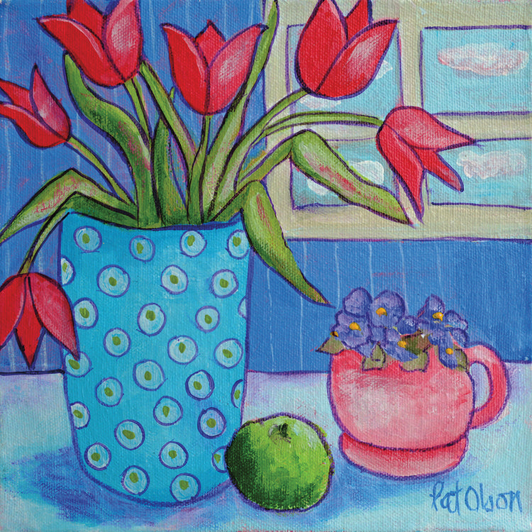 Flowers - Tulips and Violets