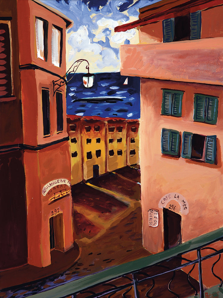 Café La Mer Lienzo