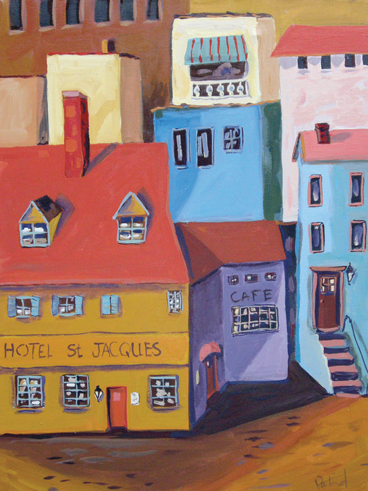 Hotel St. Jacques Canvas Print