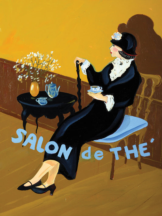 Salon De The I Canvas Print