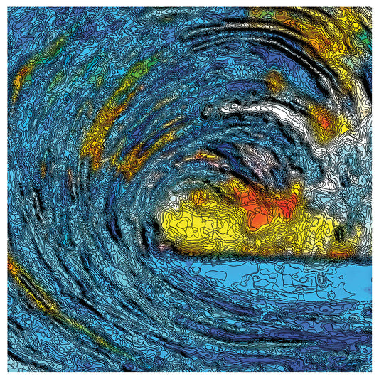 Crashing wave Canvas Print