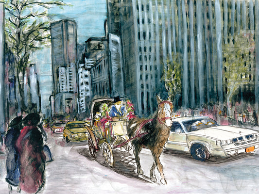 New York 5th Ave Canvas Print