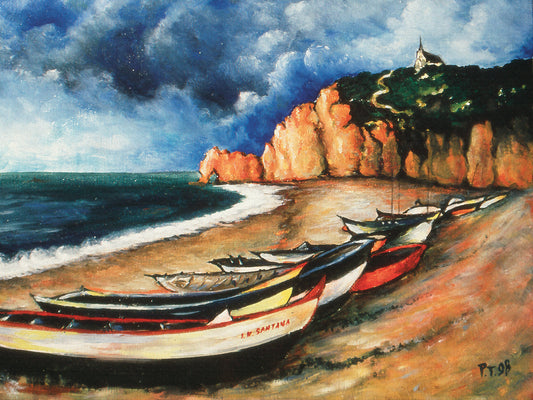Normandy Coast Canvas Print