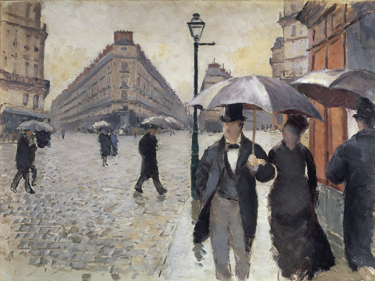 Caillebotte-Rainy Day In Paris