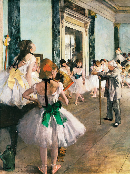 Degas-The Ballet Class Canvas Print