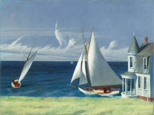 Hopper-The Lee Shore Canvas Print