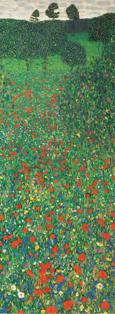 Klimt - Field of Poppies Canvas Art