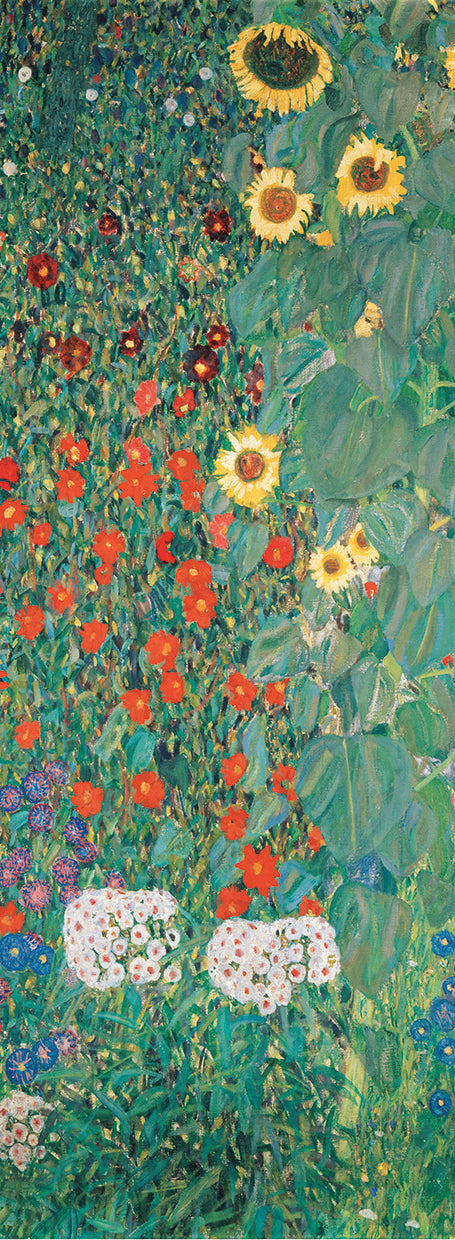 Klimt - Garden of Sunflowers Canvas Art