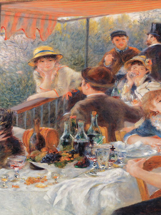 Renior-Luncheon of the Boating Party-Detail Canvas Print