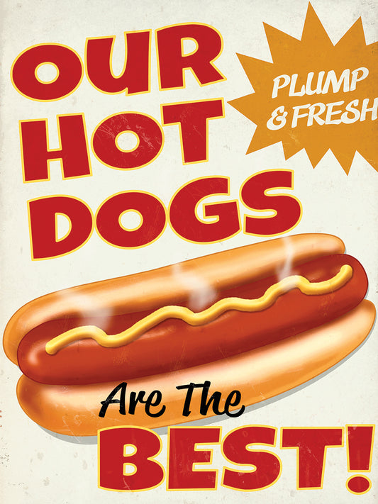 Our Hot Dogs Best Canvas Print