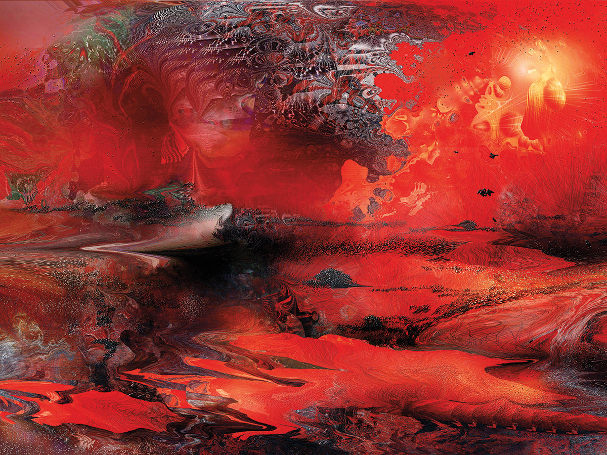 Volcano Planet Red