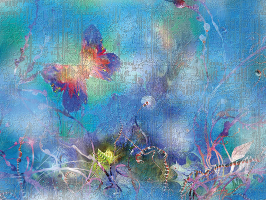 Pattern Butterfly Canvas Art