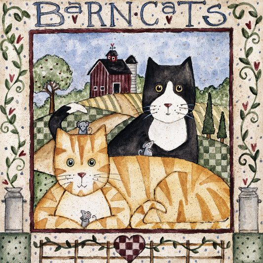 Barn Cats Canvas Print