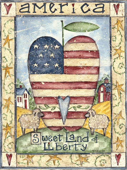 Sweet Land Of Liberty Canvas Print