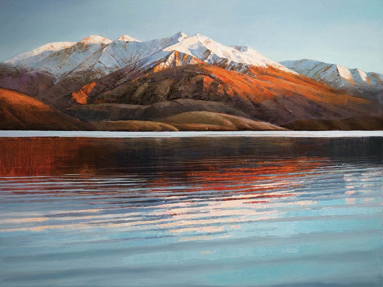Lago Wanaka, arte de la lona de la bahía de Glendu