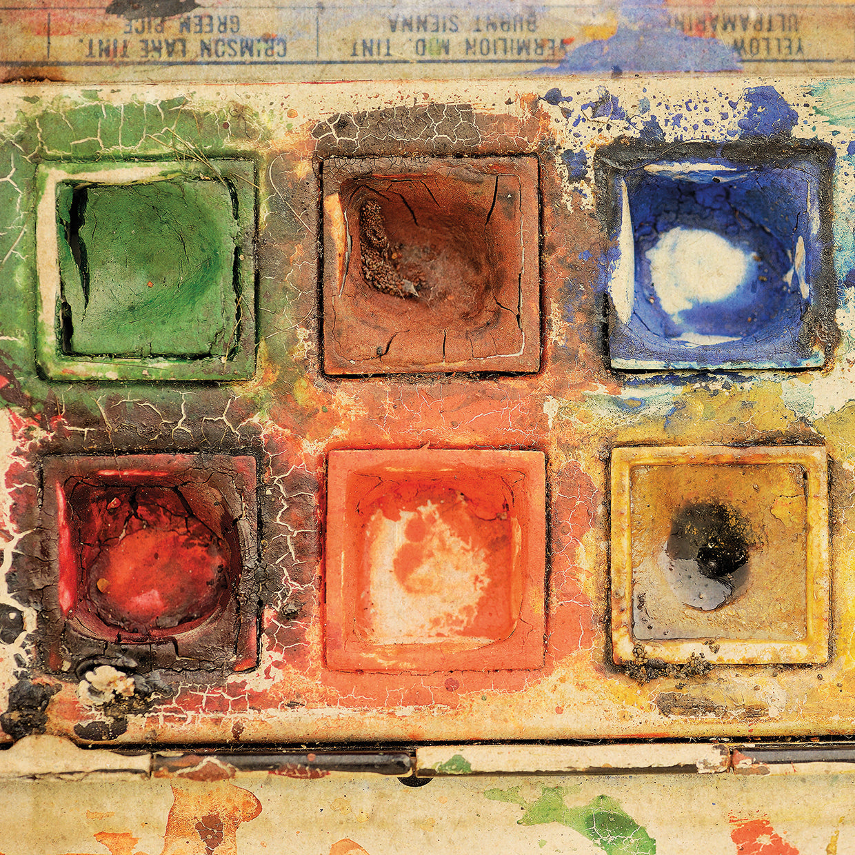 Lovely Old and Used Paints