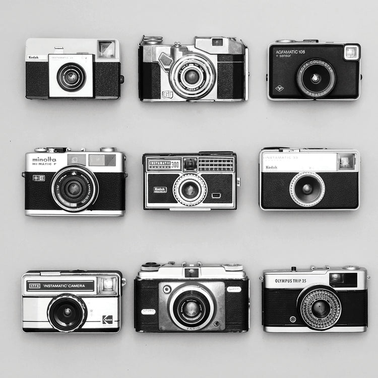 Set of 9 Antique Cameras