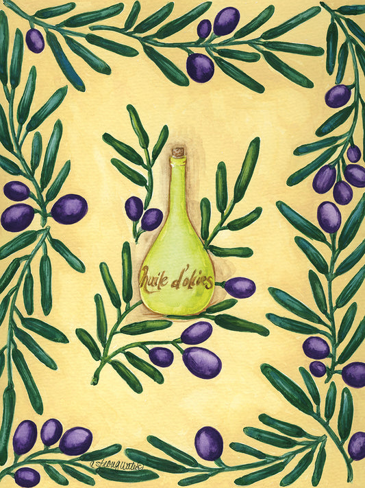 Olive Oil French Canvas Art