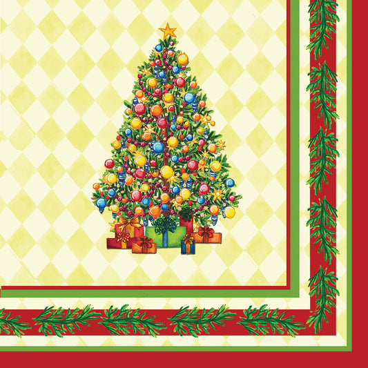 Christmas Tree Mixed Canvas Art